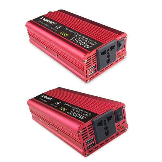 LVYUAN Car Inverter Dual USB Power Converter, Specification: 12V to 220V 1500W AU Plug by buy2fix