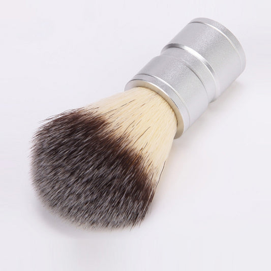 Stainless Steel Animal Hair Beard Brush Manual Stirring And Foaming Shaving Tool, Specification: Single Brush by buy2fix