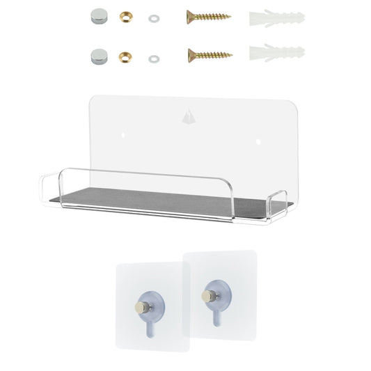 Game Console Wall Storage Bracket Game Console Accessories Storage Rack For Nintendo Switch(Transparent) by buy2fix