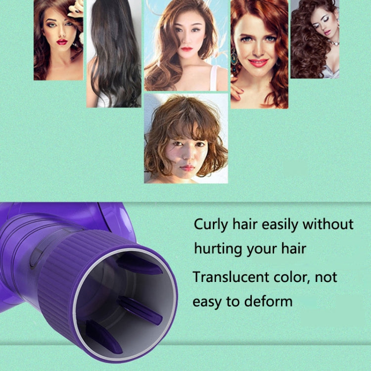 Curly Hair Hook Automatic Wave Curling Magic Hair Roller(Purple) - Hair Dryers & Accessories by buy2fix | Online Shopping UK | buy2fix