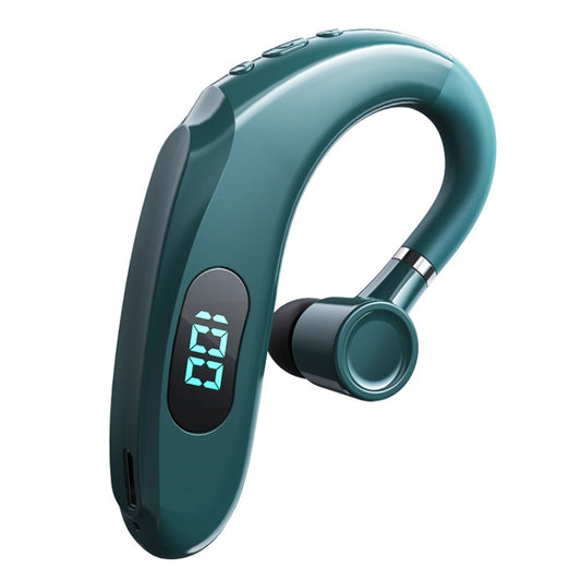 Q20 Bluetooth 5.2 Business Digital Display Sports Earhook Stereo Earphone(Green) by buy2fix