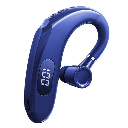 Q20 Bluetooth 5.2 Business Digital Display Sports Earhook Stereo Earphone(Blue) by buy2fix