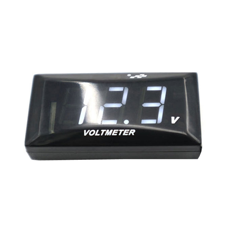 12-150V Motorcycle LCD Display Voltage(White Light) - Electrical Instruments by buy2fix | Online Shopping UK | buy2fix