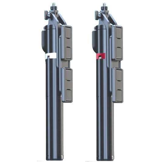 360-Degree Rotating Foldable Bluetooth Selfie Sticks Live Stand, Spec: P220 TK (Double Clip) - Selfie Sticks by buy2fix | Online Shopping UK | buy2fix