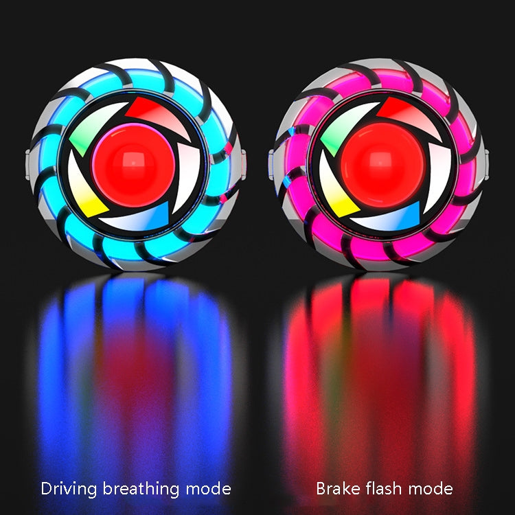 SMCP-7770 Angel Eye LED Motorcycle Light Electric Car Light Accessories Universal Taillights(Blue) by buy2fix