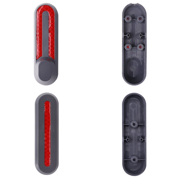 1 Set Electric Scooter Wheel Four-way Side Decorative Cover With Reflective Strips For Xiaomi Mijia 1S / Pro(Black) - Accessories & Parts by buy2fix | Online Shopping UK | buy2fix