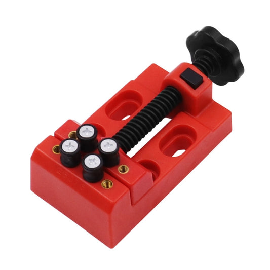 Eight-Hole Mini Flat Bench Vise Bodhi Beads Walnut Fixture(Red) - Others by buy2fix | Online Shopping UK | buy2fix