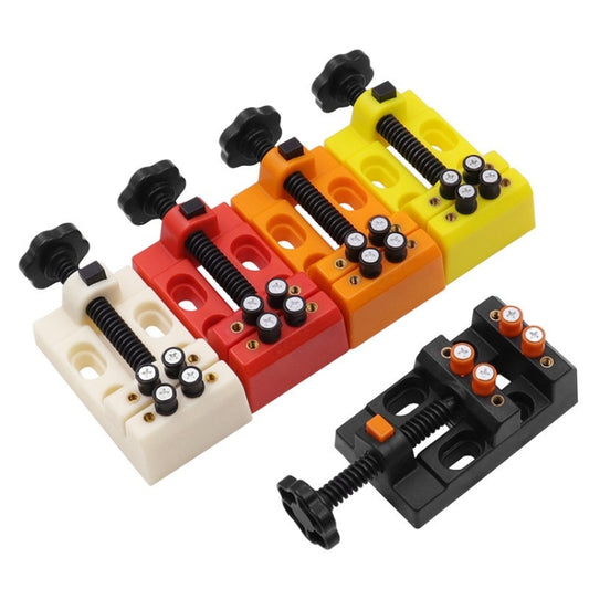 Eight-Hole Mini Flat Bench Vise Bodhi Beads Walnut Fixture(Yellow) - Others by buy2fix | Online Shopping UK | buy2fix