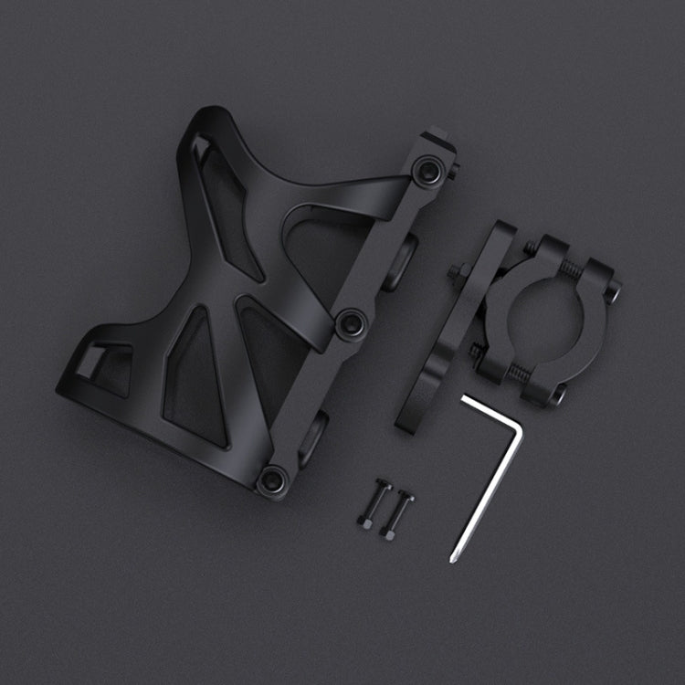 SMCP5456 Motorcycle Drink Holder Bicycle Cup Rack Kettle Frame Modified Accessories, Colour: With Pipe Clamp (Black) - Holders by buy2fix | Online Shopping UK | buy2fix