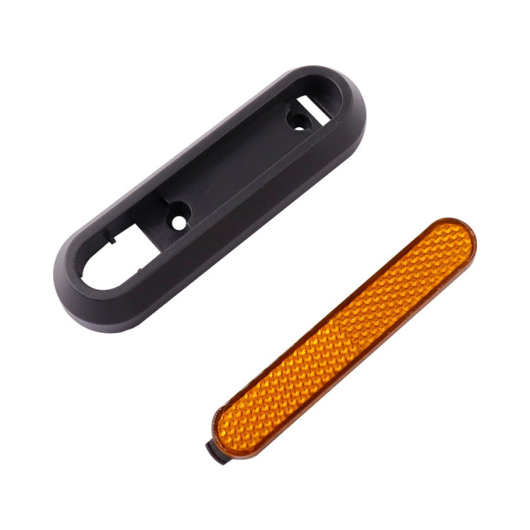 Electric Scooter Wheel Four-way Side Decorative Cover With Reflective Strips & Screws For Xiaomi Mijia 1S / Pro 2(Yellow) - Accessories & Parts by buy2fix | Online Shopping UK | buy2fix