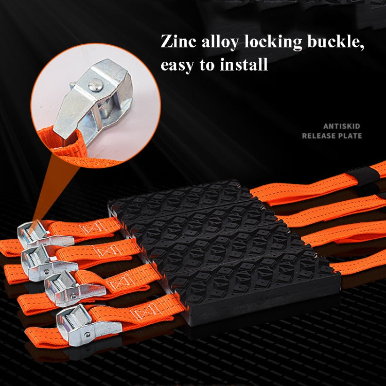 Car Mud Land Escape Board Snow Land Sand Land Emergency Escape Chain Outdoor Off-Road Escape Tool - Car Road Trouble Clearer by buy2fix | Online Shopping UK | buy2fix