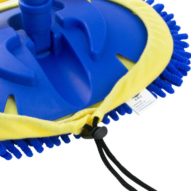Chenille Water Brush Telescopic Rotary Roller Brush Cleaning Mop(Royal Blue) - Car washing supplies by buy2fix | Online Shopping UK | buy2fix