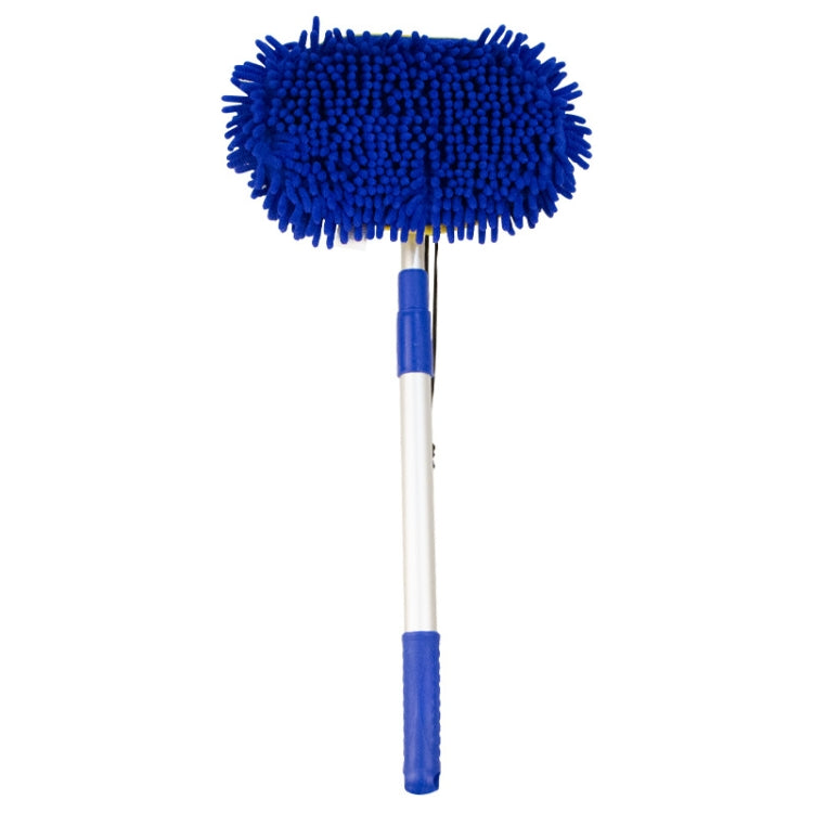 Chenille Water Brush Telescopic Rotary Roller Brush Cleaning Mop(Royal Blue) - Car washing supplies by buy2fix | Online Shopping UK | buy2fix