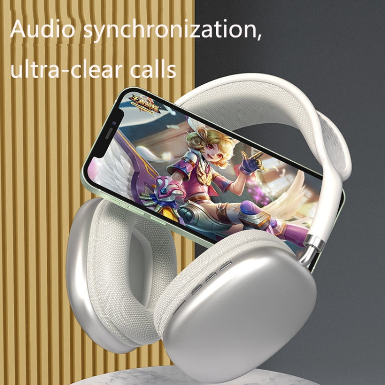 P9 Bluetooth 5.1 Subwoofer Wireless Headset Support AUX / TF Card(Blue) - Headset & Headphone by buy2fix | Online Shopping UK | buy2fix