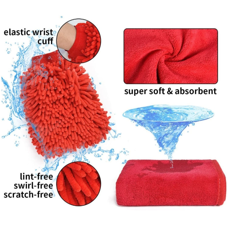 19 in 1 Car Wash Cleaning Brush Electric Drill Brush Head Cleaning Brush Tire Cleaning Brush - Car washing supplies by buy2fix | Online Shopping UK | buy2fix