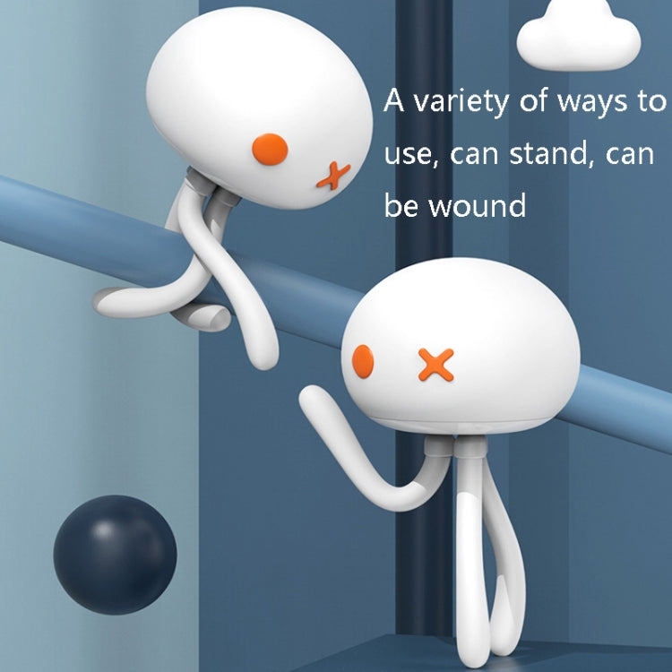 H10 Smart Silicone Sensor Night Light Jellyfish Shape Eye Protection Sleep Light, Spec: 1200mAh(Blue) - Night Lights by buy2fix | Online Shopping UK | buy2fix