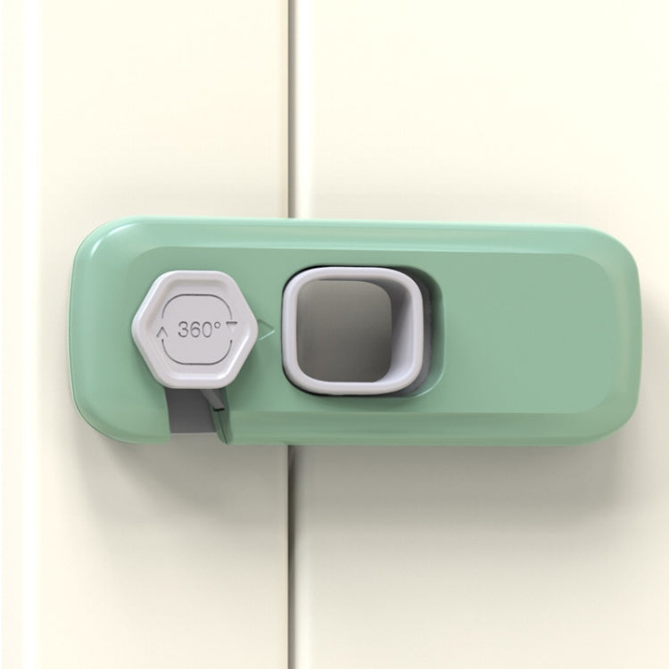 Children Anti-pinch Hand-opening Door Safety Lock(Green) - Safety Equipment by buy2fix | Online Shopping UK | buy2fix