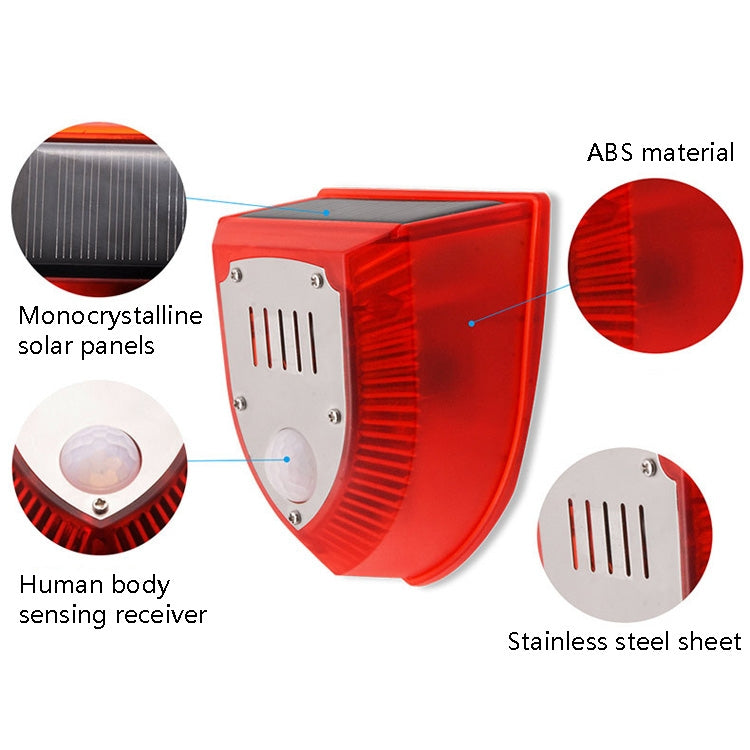 N911M Solar Animal Repeller Outdoor Sound And Light Alarm, Specification: Timing Model - Others Alarm by buy2fix | Online Shopping UK | buy2fix