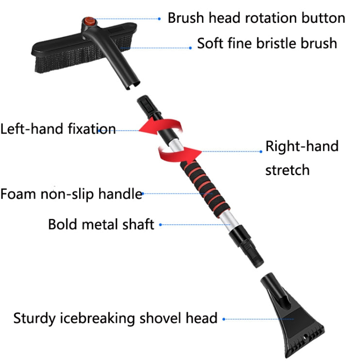 ST-3904 Suitu ST-3904 Car Multi-Purpose Snow Removal Frost Removal Tool - Ice Scraper by SUITU | Online Shopping UK | buy2fix