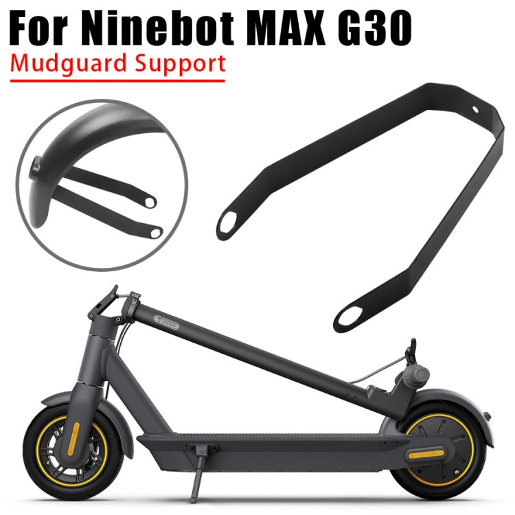 Electric Scooter Rear Mudguard Bracket For Ninebot MAX G30(Red) - Accessories & Parts by buy2fix | Online Shopping UK | buy2fix