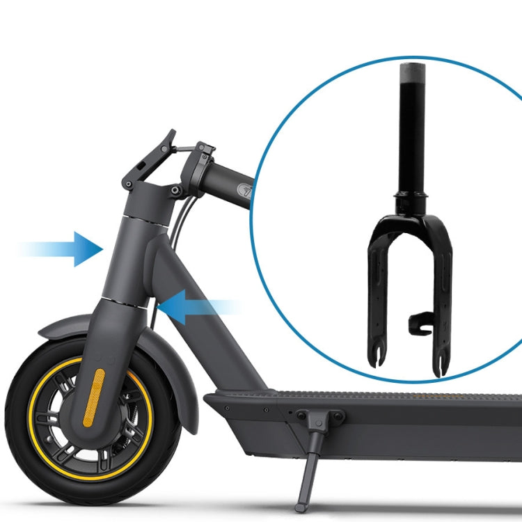 Scooter Accessories Front Wheel Front Fork Component For Ninebot MAX G30(Black) - Accessories & Parts by buy2fix | Online Shopping UK | buy2fix