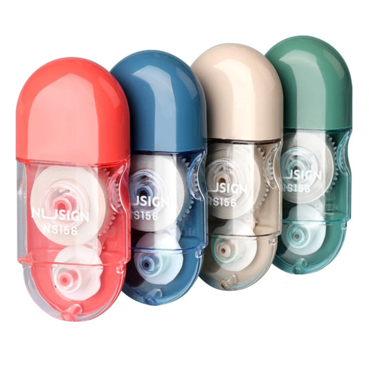 5 PCS Deli NS156 6m Portable Mini Correction Tape(Random Color) by Deli
