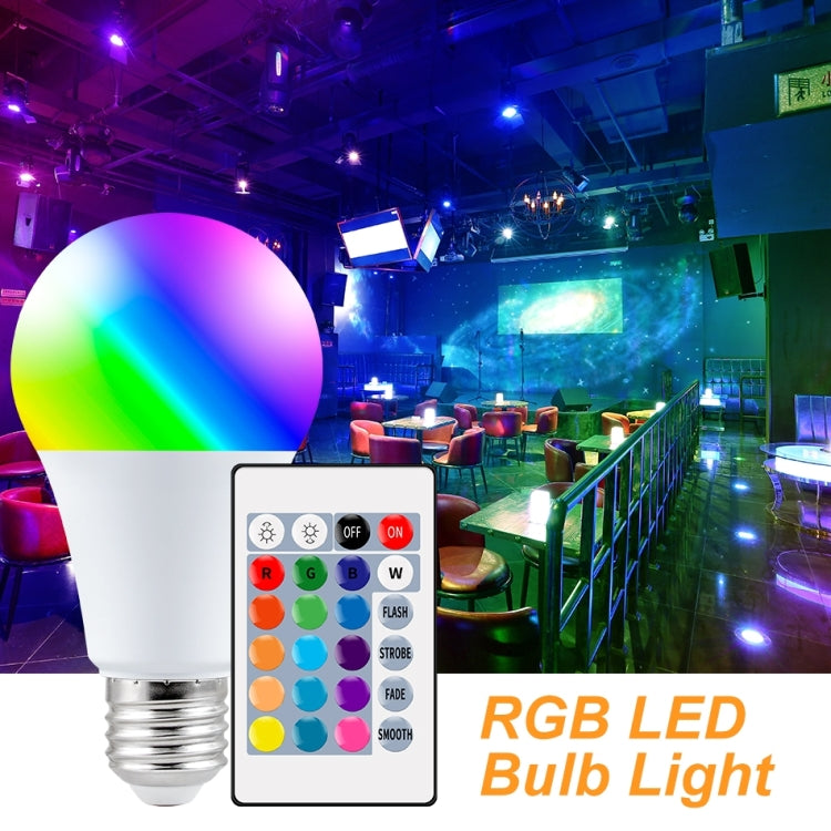 Smart Remote Control RGB Bulb Light, Power: 20W(White) - Smart Light Bulbs by buy2fix | Online Shopping UK | buy2fix