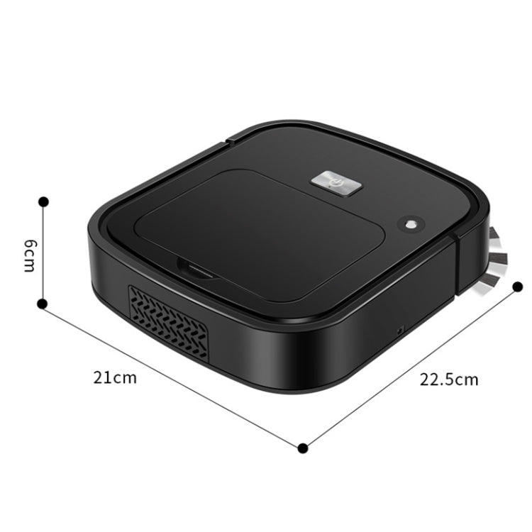 3 in 1 Smart USB Charging Sweeping Machine, Specification: China Red - Robot Vacuum Cleaner by buy2fix | Online Shopping UK | buy2fix