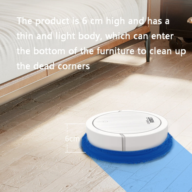 K333 Fully Automatic Dry Wet Two-Purpose Smart Sweeping Machine(Elegant White) - Robot Vacuum Cleaner by buy2fix | Online Shopping UK | buy2fix