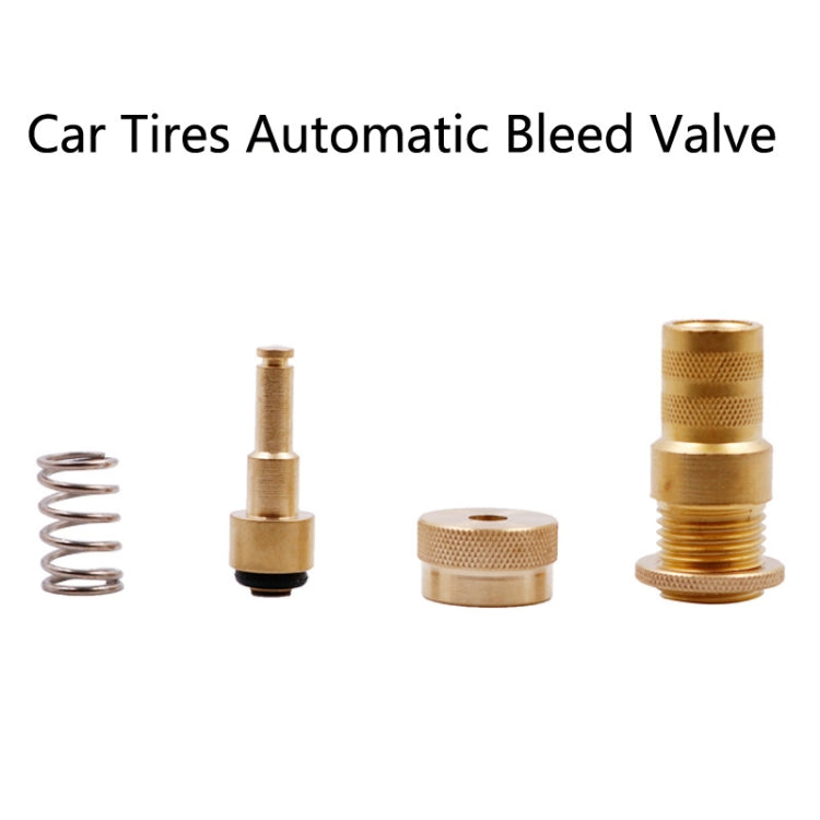 4 PCS / Set 082 SUV Car Tires Automatic Bleed Valve(Yellow) by buy2fix