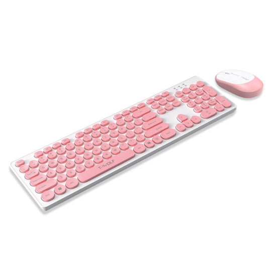 T-WOLF TF770 Mechanical Feel Wireless Gaming Keyboard And Mouse Set(Pink) by T-WOLF