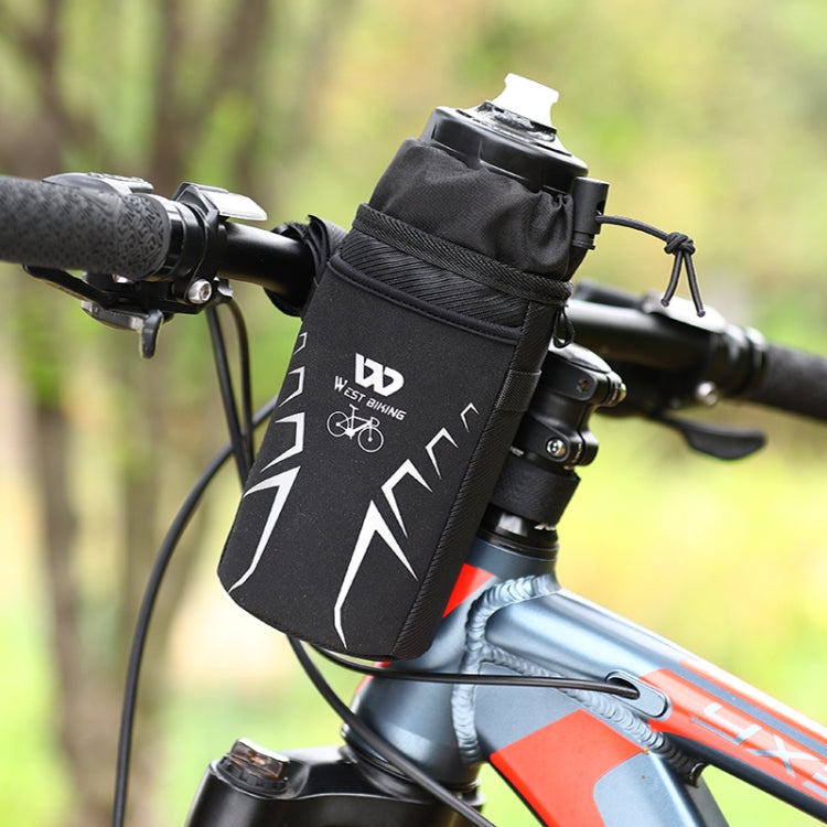 WEST BIKING Bicycle Insulated Water Bottle Bag(Black) by WEST BIKING
