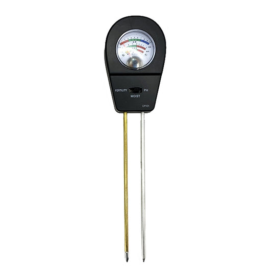 LY101 Flower And Grass Soil Detector PH Cantoneal Alkalin Testor(Black) - PH & Moisture Meter by buy2fix | Online Shopping UK | buy2fix