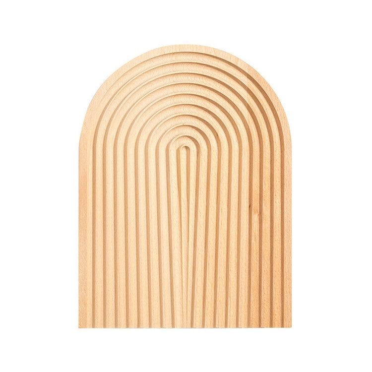 Medium Elliptical Wooden Tray Photography Shooting Props - Wooden Props by buy2fix | Online Shopping UK | buy2fix