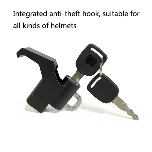 3 Sets Motorcycle Helmet Fixed Lock Hook(Black) - Helmets by buy2fix | Online Shopping UK | buy2fix