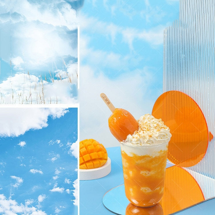 3D Stereo Double-Sided Photography Background Paper(Sky Clouds) - Other by buy2fix | Online Shopping UK | buy2fix
