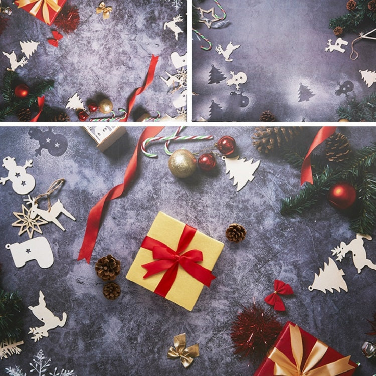 3D Stereo Double-Sided Photography Background Paper(Christmas Gray) - Other by buy2fix | Online Shopping UK | buy2fix