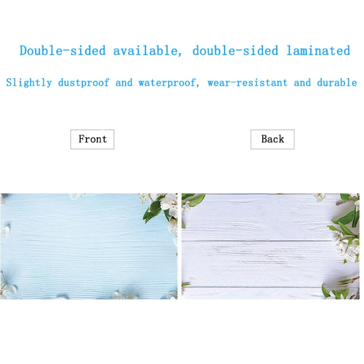 3D Stereo Double-Sided Photography Background Paper(Blue White) - Other by buy2fix | Online Shopping UK | buy2fix