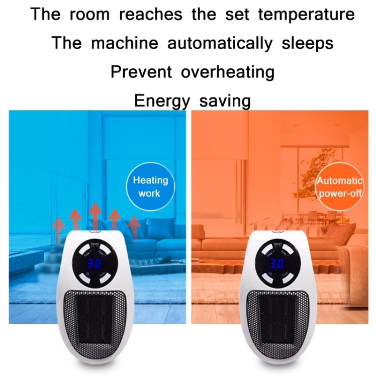 Household Multifunctional Intelligent Temperature Control Small Heater, Specification: EU Plug - Electric Heaters by buy2fix | Online Shopping UK | buy2fix