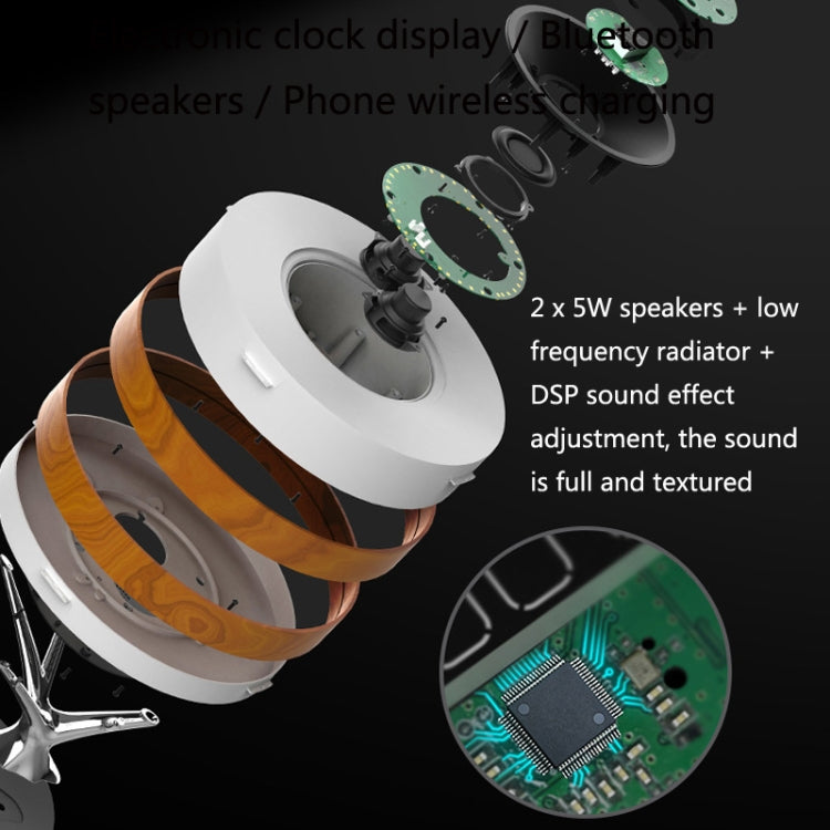 LZ-S2020 Bedroom Bedside Music Table Lamp(UK Plug) - Bedside Light by buy2fix | Online Shopping UK | buy2fix