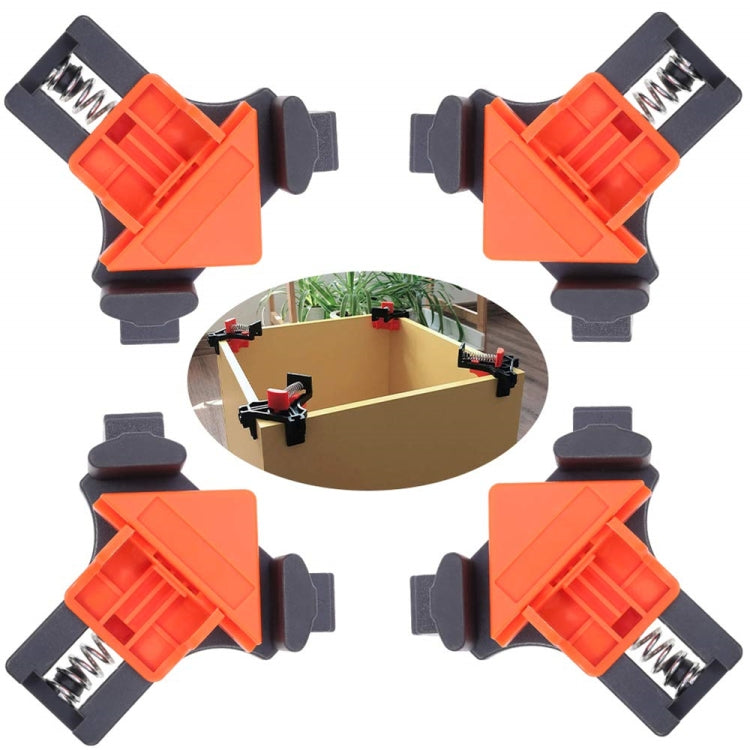 4 PCS/Set 90 Degree Woodworking Right Angle Clip(OPP Bag) - Clamps by buy2fix | Online Shopping UK | buy2fix