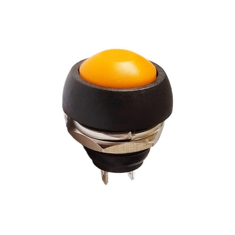 10 PCS Small Waterproof Self-Reset Button Switch(Orange) - Switch by buy2fix | Online Shopping UK | buy2fix