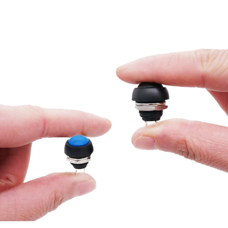 10 PCS Small Waterproof Self-Reset Button Switch(Black) - Switch by buy2fix | Online Shopping UK | buy2fix