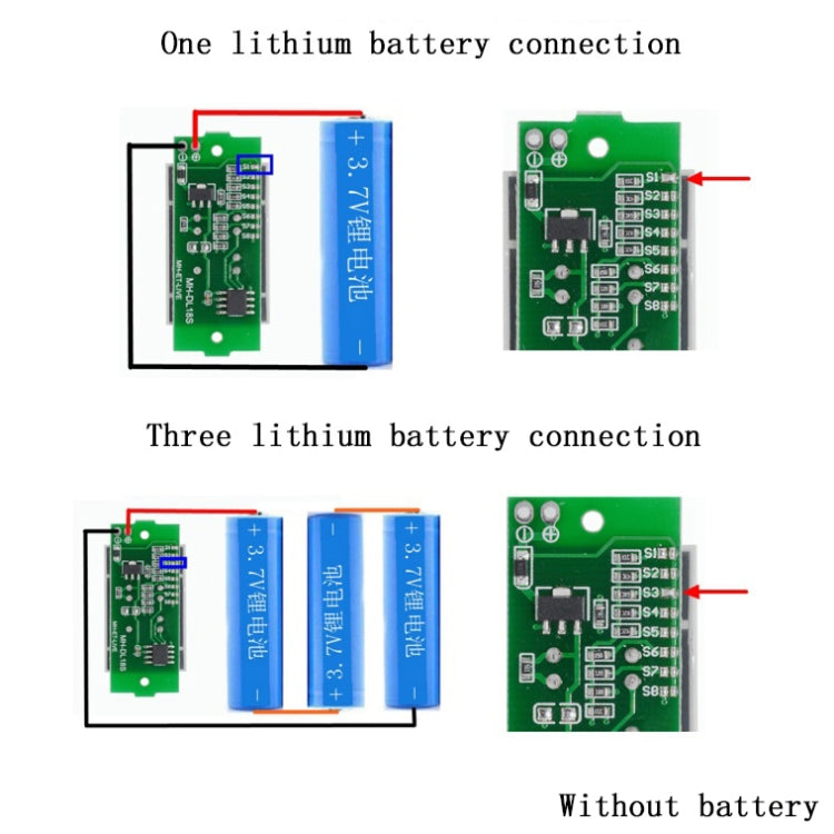 Lithium Battery Fuel Gauge Display Module(Blue) - Battery & Resistance Tester by buy2fix | Online Shopping UK | buy2fix