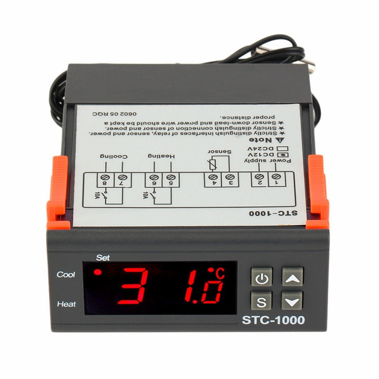 STC-1000 Aquarium Incubation Seafood Machine Electronics Number Microcomputer Temperature Controller Switch(12V) - Other Tester Tool by buy2fix | Online Shopping UK | buy2fix