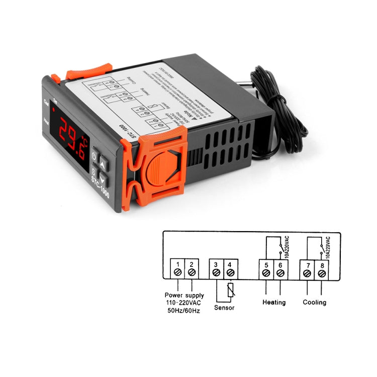 STC-1000 Aquarium Incubation Seafood Machine Electronics Number Microcomputer Temperature Controller Switch(12V) - Other Tester Tool by buy2fix | Online Shopping UK | buy2fix