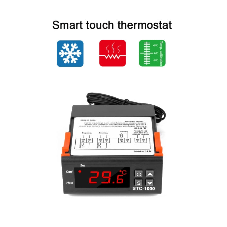 STC-1000 Aquarium Incubation Seafood Machine Electronics Number Microcomputer Temperature Controller Switch(12V) - Other Tester Tool by buy2fix | Online Shopping UK | buy2fix