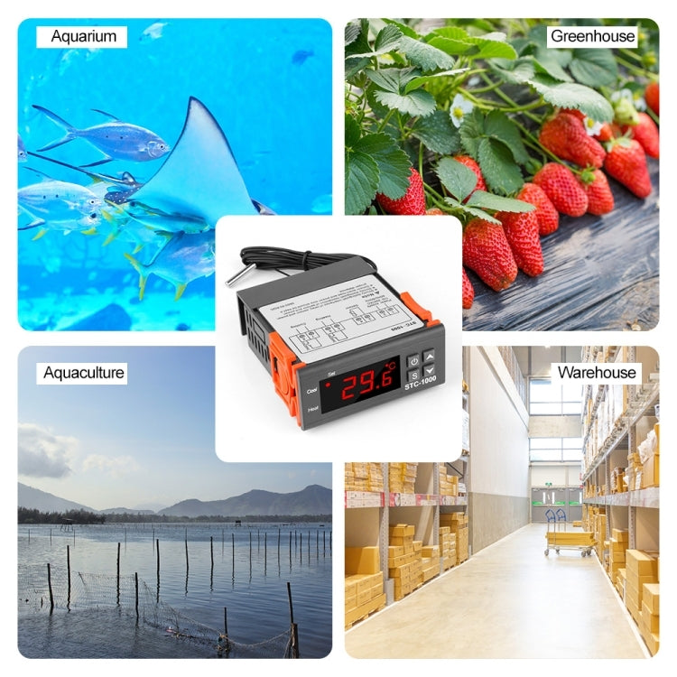 STC-1000 Aquarium Incubation Seafood Machine Electronics Number Microcomputer Temperature Controller Switch(12V) - Other Tester Tool by buy2fix | Online Shopping UK | buy2fix