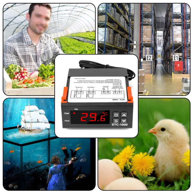 STC-1000 Aquarium Incubation Seafood Machine Electronics Number Microcomputer Temperature Controller Switch(12V) - Other Tester Tool by buy2fix | Online Shopping UK | buy2fix