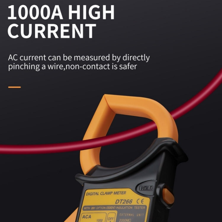 ANENG DT266 Automatic High-Precision Clamp Multimeter with Buzzer(Red) - Digital Multimeter by ANENG | Online Shopping UK | buy2fix